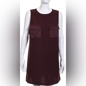 Forever 21 Contemporary Women's Sleeveless Burgundy Blouse Large